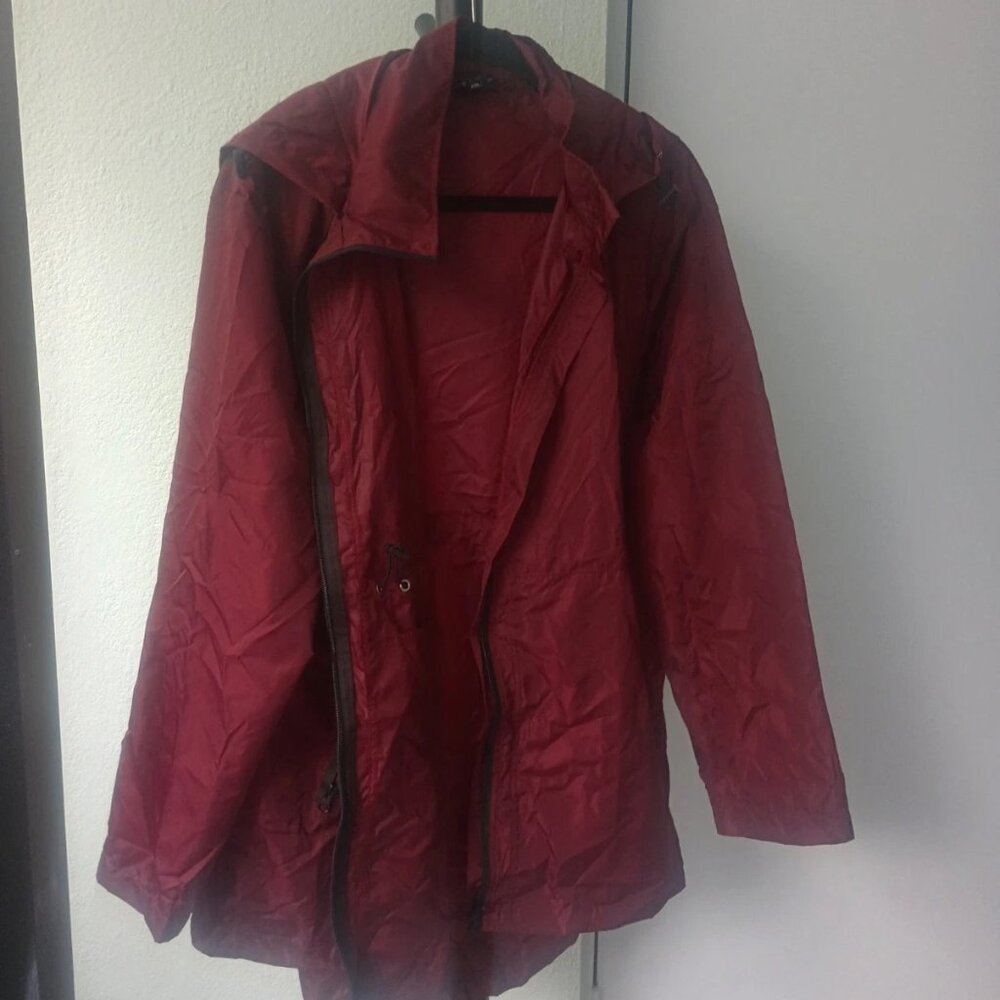 Avoogue 2x Plus Size Raincoat Waterproof Jacket Packable Hooded w/Bag